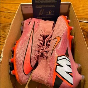 Nike Pink and Orange Athletic Shoes